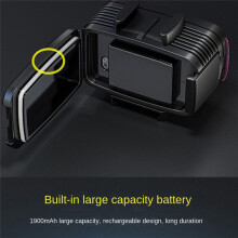 Luce di riempimento subacquea impermeabile da 40 m, luce video a LED per action camera 10, 9, 8 pollici / fotocamera mirrorless SLR