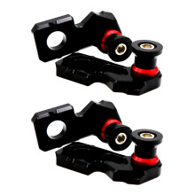 4X Blocco regolatore catena in alluminio CNC per motocicletta, rocchetti forcellone posteriore per CB650F CBR650F 2014-2019 CB650R 2019