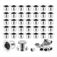 Metal Candle Holder with Round Flat Base Candle Cup Reusable Candle Drop Protector for Candle Making Decoration Projects