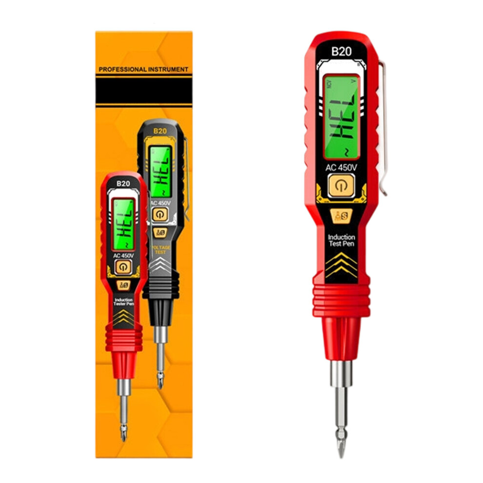 Electrician Tool Ncv Voltage Probes Tester Pen Digital-Red 7696000961330