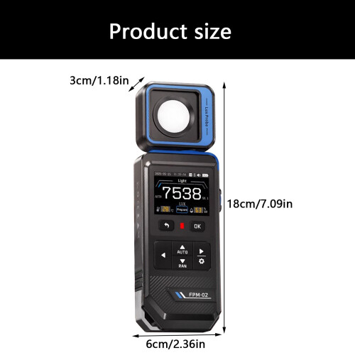 0-99990 Digital Illuminance Meter Illuminometer Light Meter 2