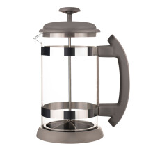 Modern French Coffee Maker Stainless Steel And Glass-Gray