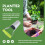 Automatic Transplanter Garden Hand Bulb Planter Tool with Depth Mark Soil Release Planting Tool for Digging Hole Seed B 7