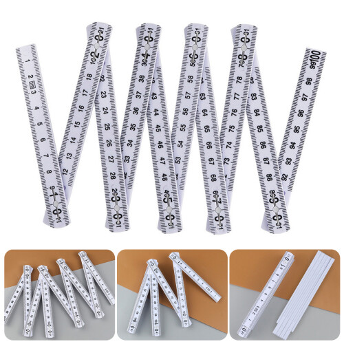 2Pcs 1meter Measuring Tool Foldable Ruler Device for DIY & 1