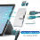 Docking Station Type-C Hub Pro 8 9 X with 4K RJ45 USB 3.0 Memory Card Reader 1