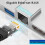 Docking Station Type-C Hub Pro 8 9 X with 4K RJ45 USB 3.0 Memory Card Reader 6
