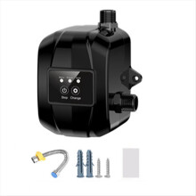 Pompa booster per acqua di rubinetto domestica, sicura e silenziosa, 150P, per irrigatore, doccia, cucina, sospesa, senza fori, spina UE