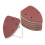 30Pcs Sheets Sanding Paper Triangular Backing 5 Hole Mouse-120 4