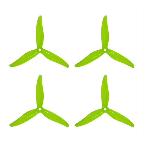 4 unidades 51377 Hélice de 5 polegadas com 3 pás CW+CCW para drones de corrida FPV, compatível com motores 2207 E