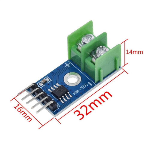 MAX6675 Module with K Type Thermocouple Sensor High Accuracy Measurement Tool High Temperature Measurable Module 1