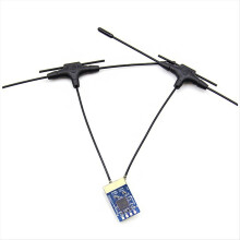 Receptor ELRS de banda dupla 900/2400MHz para aeromodelos RC, drones FPV de longo alcance e peças para montagem DIY.