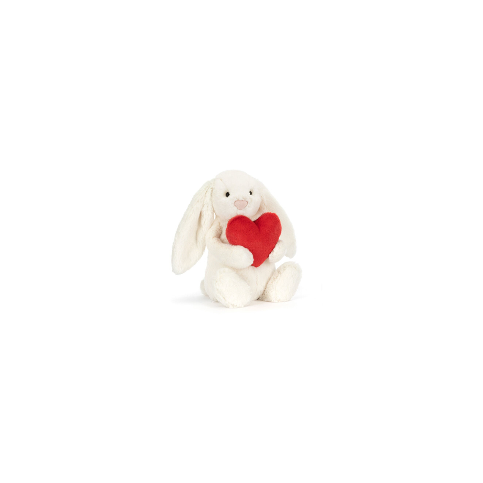 Jopeita 31Cm Bashful Love Heart Bunny Plush Toys, Birthday Gifts, Valentine's Day Gifts, Surprise Gifts Red