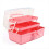 12in Three-Layer Multipurpose Storage Box, Folding Tool Box/Art & Crafts Case/Sewing Supplies Organizer 1