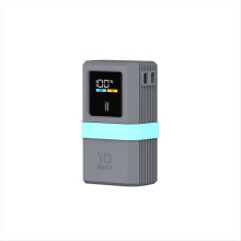 Capa protetora de silicone para CUKTECH 10 Mini PB1055 Power Bank, resistente a quedas, para bateria externa de alta potência (cinza).