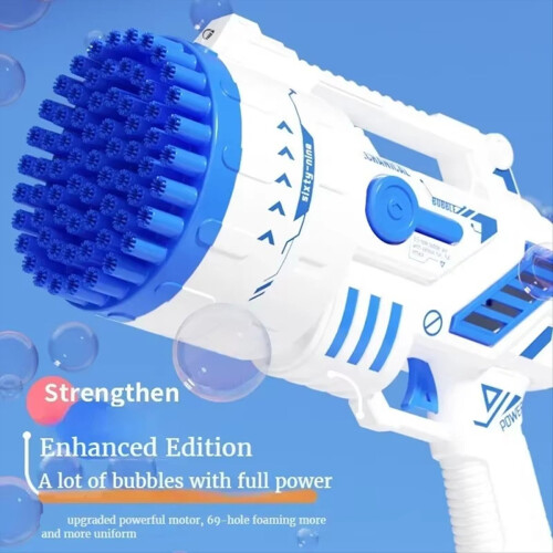 Colorful Electric Bubble Machine - Automatic Bubble Machine, LED Lighting Effects, Ideal Gift for Kids 1