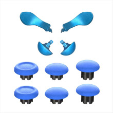 Joysticks analógicos para controle 10 em 1: 4 joysticks analógicos, alavancas traseiras de metal e botões de gatilho de substituição para Edge C