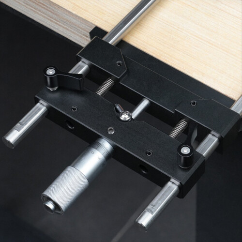 Slotted Bracket Woodworking Desktop Chute Guide Making Tool Workbench Adjustable Linear Guide Rail Slotting Template 1