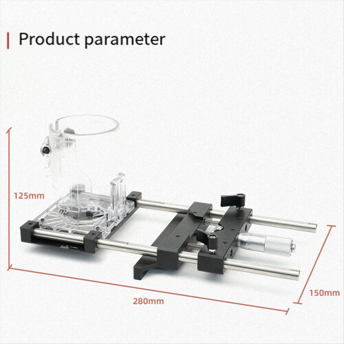 Slotted Bracket Woodworking Desktop Chute Guide Making Tool Workbench Adjustable Linear Guide Rail Slotting Template 2