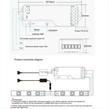 SPI WiFi RGB LED ovládač DR03W Tuya Wifi LED ovládač pre WS2811 WS2812B WS2815 adresovateľný RGB LED pásik