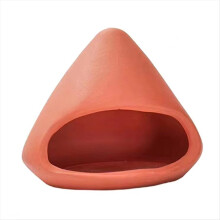 Porta incenso in ceramica, ciotola per incenso fatta a mano, vassoio per bruciare salvia, brucia incenso per yoga - compatibile con bastoncini, rosso