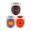 Αυτοκόλλητο αυτοκόλλητο Target Paper, μικρό, βολικό και εύκολο στη μεταφορά, κόκκινο 3