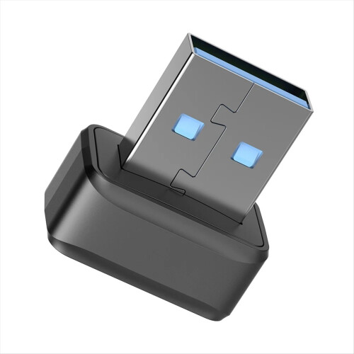 2Pcs USB Fingerprint Key Reader Password Free Security Key for 10/11 Hello PC Fingerprint Sensor Module 2