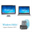 2Pcs USB Fingerprint Key Reader Password Free Security Key for 10/11 Hello PC Fingerprint Sensor Module 6