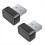 2Pcs USB Fingerprint Key Reader Password Free Security Key for 10/11 Hello PC Fingerprint Sensor Module 2