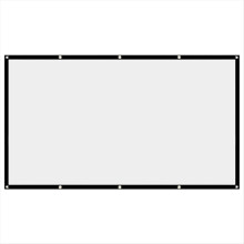 Projector Screen Movie Screen 16:9 Portable Projector Screen Foldable Washable for Theater Home Movie 120 Inch