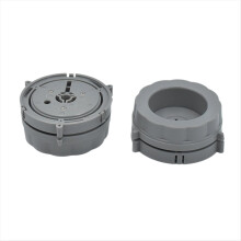 Kit de abertura (1 par) para base de plástico do adaptador de cubo para gravador de fita de rolo a rolo, cinza.
