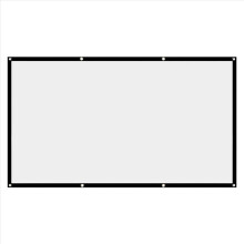 Projector Screen Movie Screen 16:9 Portable Projector Screen Foldable Washable for Theater Home Movie 100 Inch