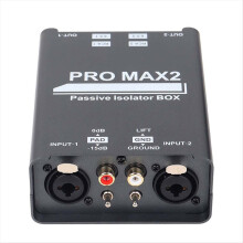 Isolador de áudio bidirecional, eliminador de ruído de corrente de áudio, XLR 6.5, isolador Lotus para mixer, transmissão ao vivo.