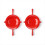 Manual Dumpling Mold Artifact Large Red Plastic Dumpling Mold Household Food Grade Dumpling Mold Clip 1