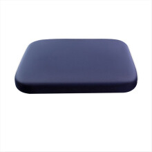 Cuscino ergonomico in memory foam, cuscino da ufficio, cuscino per studenti, cuscino per emorroidi, cuscino per sedia da seduta, grigio e blu