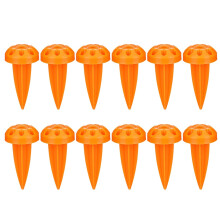 Confezione da 12 marcatori per vialetti, picchetti in plastica da 2x2 pollici, picchetti anti-neve per delimitare le proprietà, parcheggi