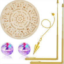 Kit di bacchette da rabdomante in rame, spirituale e con pendolo per il soprannaturale con il nostro kit completo per la caccia ai fantasmi