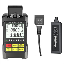 Mini medidor de potência óptica de fibra -70+6 dBm com rastreador de fios, multímetro óptico, testador de atenuação de fibra óptica para redes.