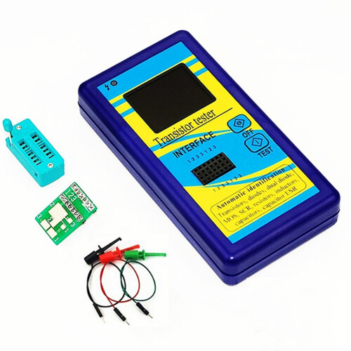 M328 Multi-Purpose Transistor Tester 1.8 Inch TFT LCD for Diode Resistor Capacitance Inductor Meter A