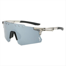 Occhiali da sole fotocromatici polarizzati con montatura antivento per ciclismo, per uomo e donna, UV400 unisex, sport all'aria aperta, corsa C