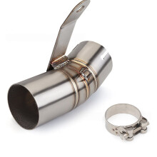 Escape de motocicleta deslizante para S1000Rr 2020, 2019, 2021, 2022, 2023, 2024, 2025, tubo de enlace intermedio de acero inoxidable de 60 mm