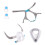 Improved Frame Assembly Set for F20 Medium - Includes Head Strap, Memory Foam Cushion M, Comfortable & Secure 3