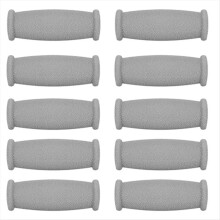 Conjunto de 10 Punhos Antiderrapantes de Substituição para Muletas, Acessórios de Apoio para as Mãos sob o Braço para Bengalas de Alumínio