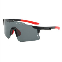 Occhiali da sole fotocromatici polarizzati con montatura antivento per ciclismo, per uomo e donna, UV400, unisex, per sport all'aria aperta e corsa