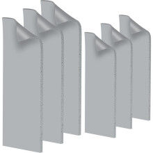 6-teilige Silikon-Heizmatte, Transferschwamm, Bügelunterlage für Huttransfer, Vinyl-Bügelmatte für Heimwerkerbedarf