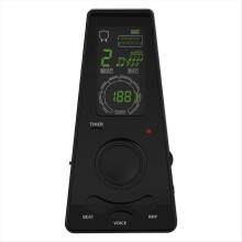 Electronic Digital Metronome Volume Beat Speed Adjustable Timer Digital Metronome for Piano Guitar Drum Violin Black
