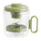 Reusable Steel Yogurt Strainer Adjustable Pressure Spring-Green 1