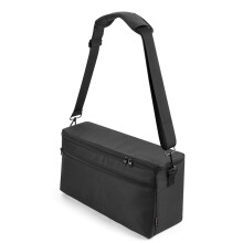 Bolsa de transporte para caixa de som portátil de 40W, com alça de ombro e bolso para proteção.