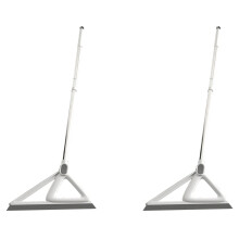 Vassoura, limpador de janelas, espátula, esfregão multifuncional para limpeza de pisos, vidros e espelhos.