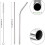 Metal Straw Straight or Bent Design-Bending thread 21.5c 304 6