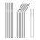 Metal Straw Straight or Bent Design-Bending thread 21.5c 304 3
